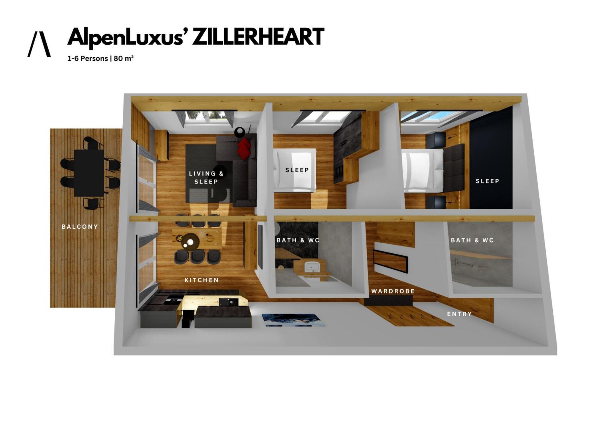 Zillerheart - Balcony Und Car Park By Alpenluxus Apartment *